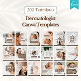 200 Dermatologist Canva Templates